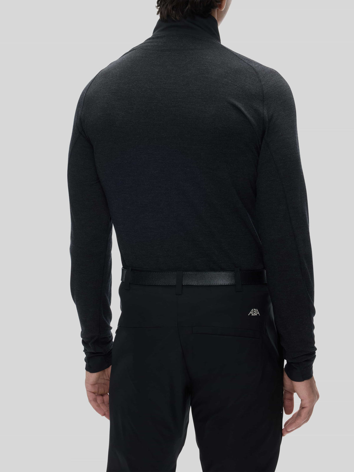 Grian Ls Quarter Zip Polo Detail Image
