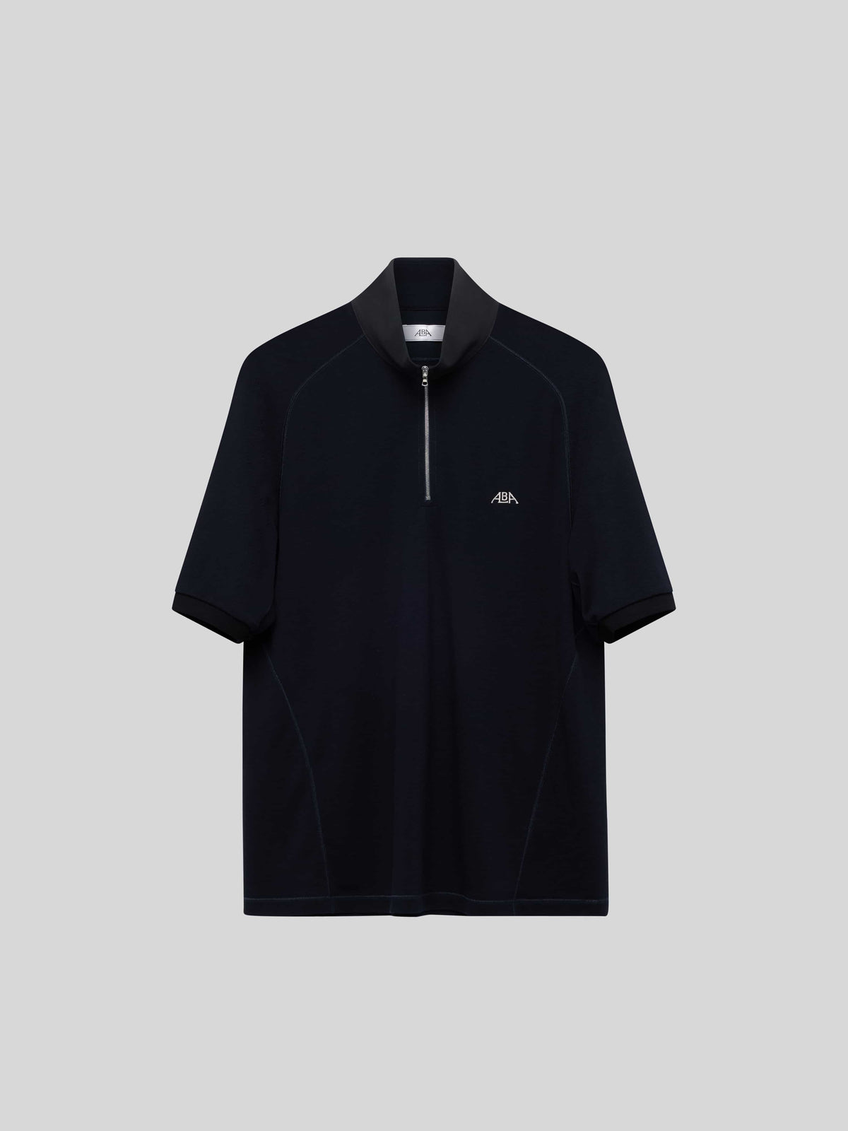 Grian Ss Quarter Zip Polo Detail Image