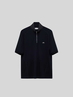 Grian Ss Quarter Zip Polo