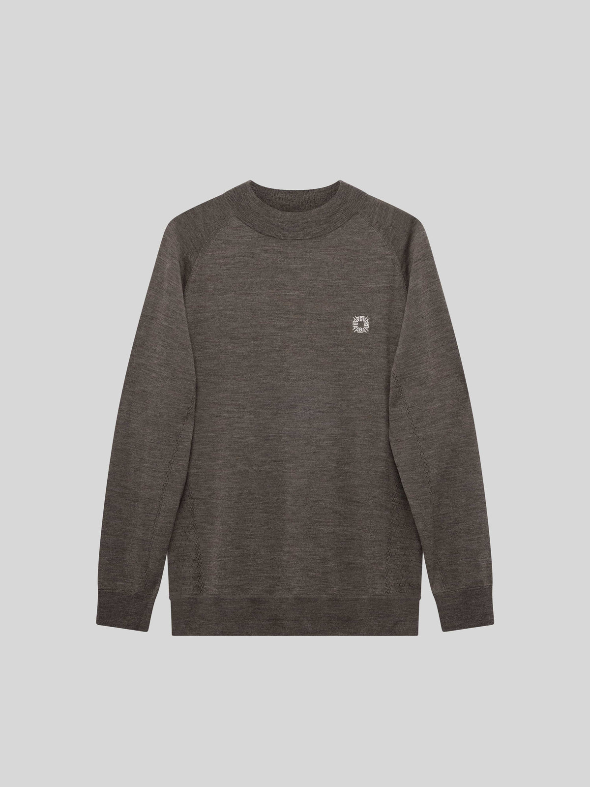 Cheviot Mockneck Detail Image